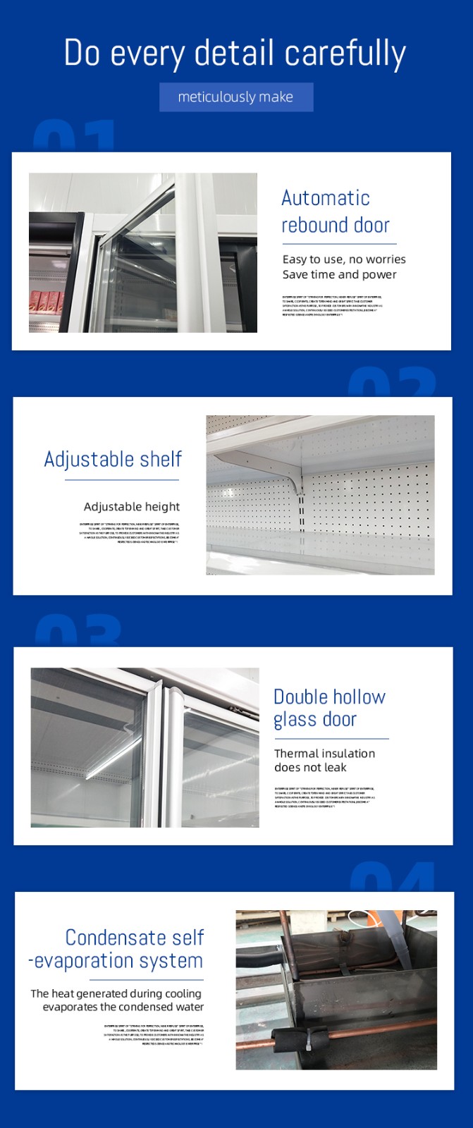 Commercial vertical 2 glass door freezer/refrigerator