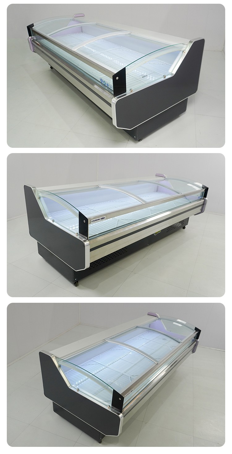Commercial Open Counter Deli Fish Display Refrigerator
