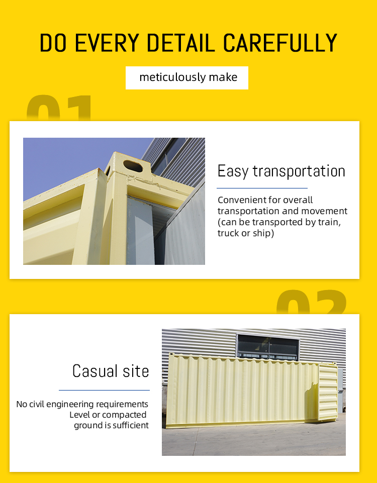 Sanye 20ft and 40ft Power System Container Solar Cold Room Portable Cold Storage for Fish Meat Fruits Vegetables for Sale