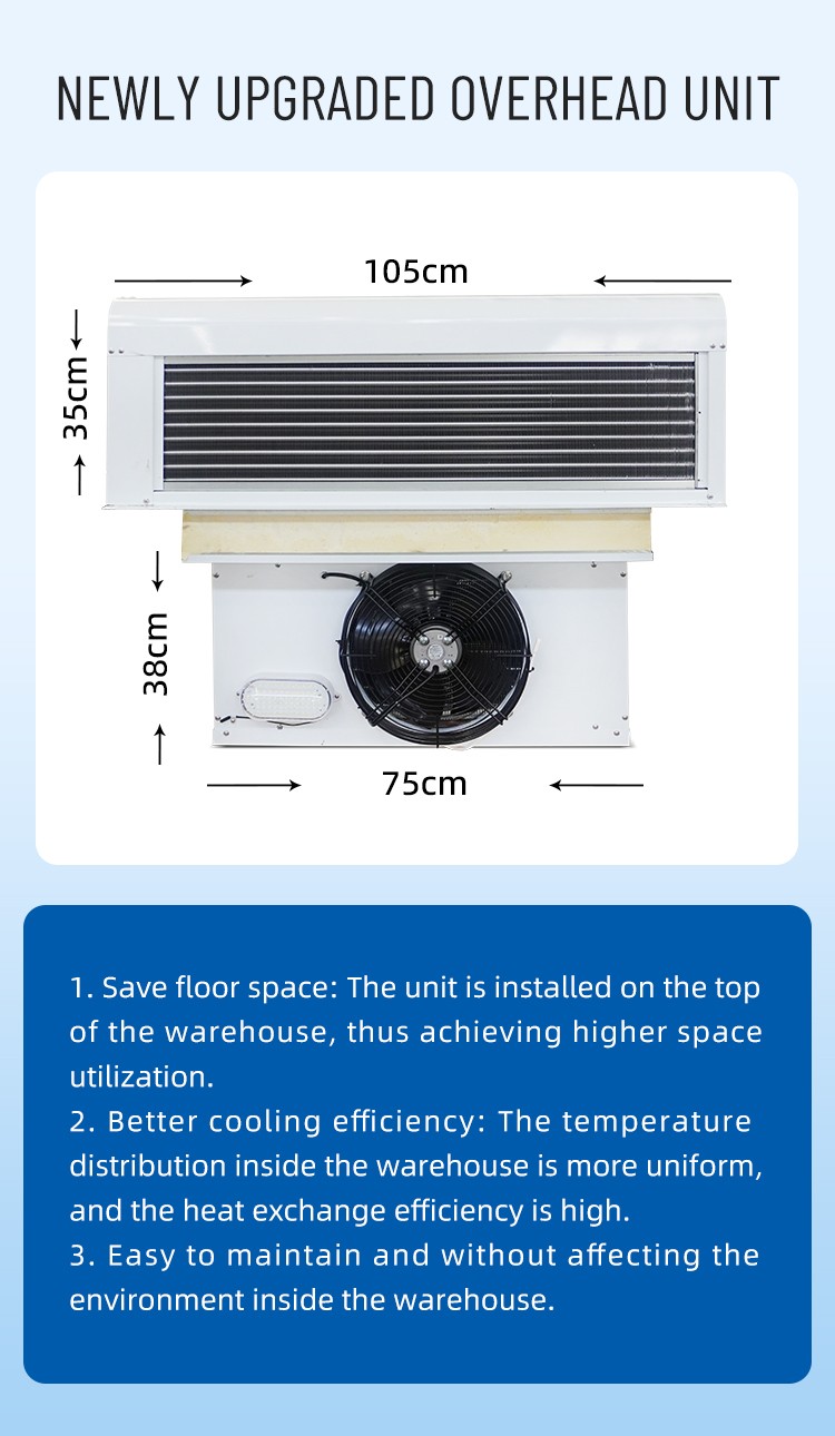 SANYE Eco-Friendly Container-Type Cold Storage Facility Top-Mounted Integrated Units for Restaurants Hotels R404a/R22