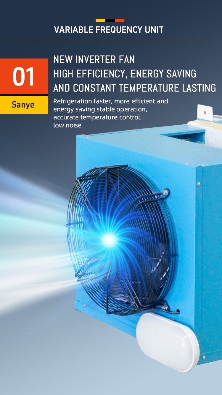 Energy Saving Variable Frequency Monoblock Refrigeration Unit New Frequency Conversion Cold Room Condensing Compressor