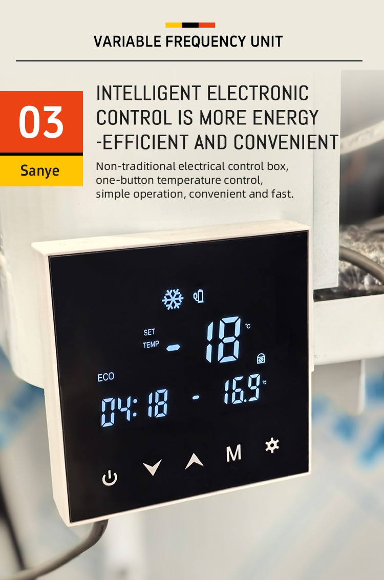 Energy Saving Variable Frequency Monoblock Refrigeration Unit New Frequency Conversion Cold Room Condensing Compressor