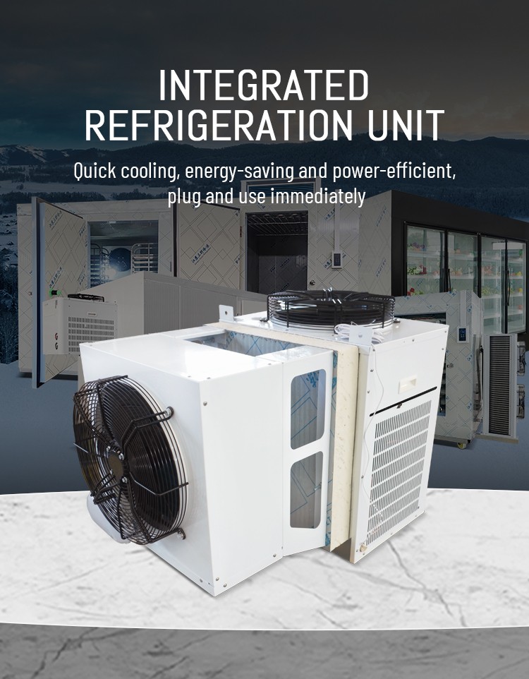 2HP   Walk In Cooler Condensing Unit And Evaporator unit cooler for cold storage