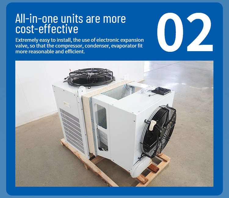 3*2*2.2M cold Room Frozen 2HP compressor Insulated Freezer Chicken  fish Cold Storage Room