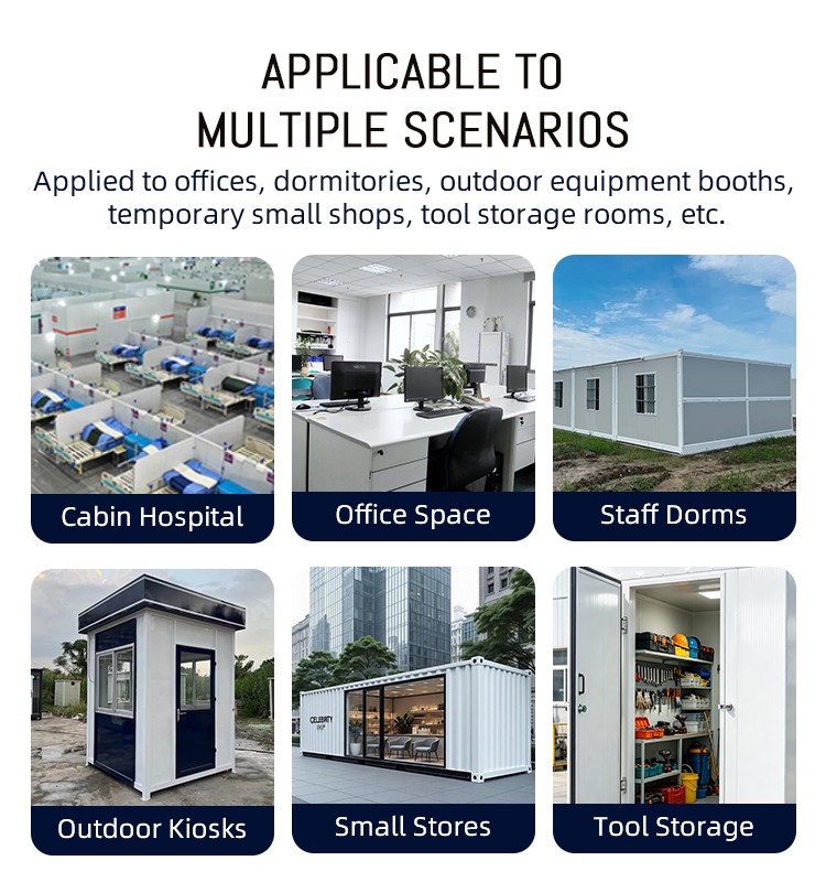 Mobile Insulated Prefab House / Mobile Cold Storage Panel Assembled House