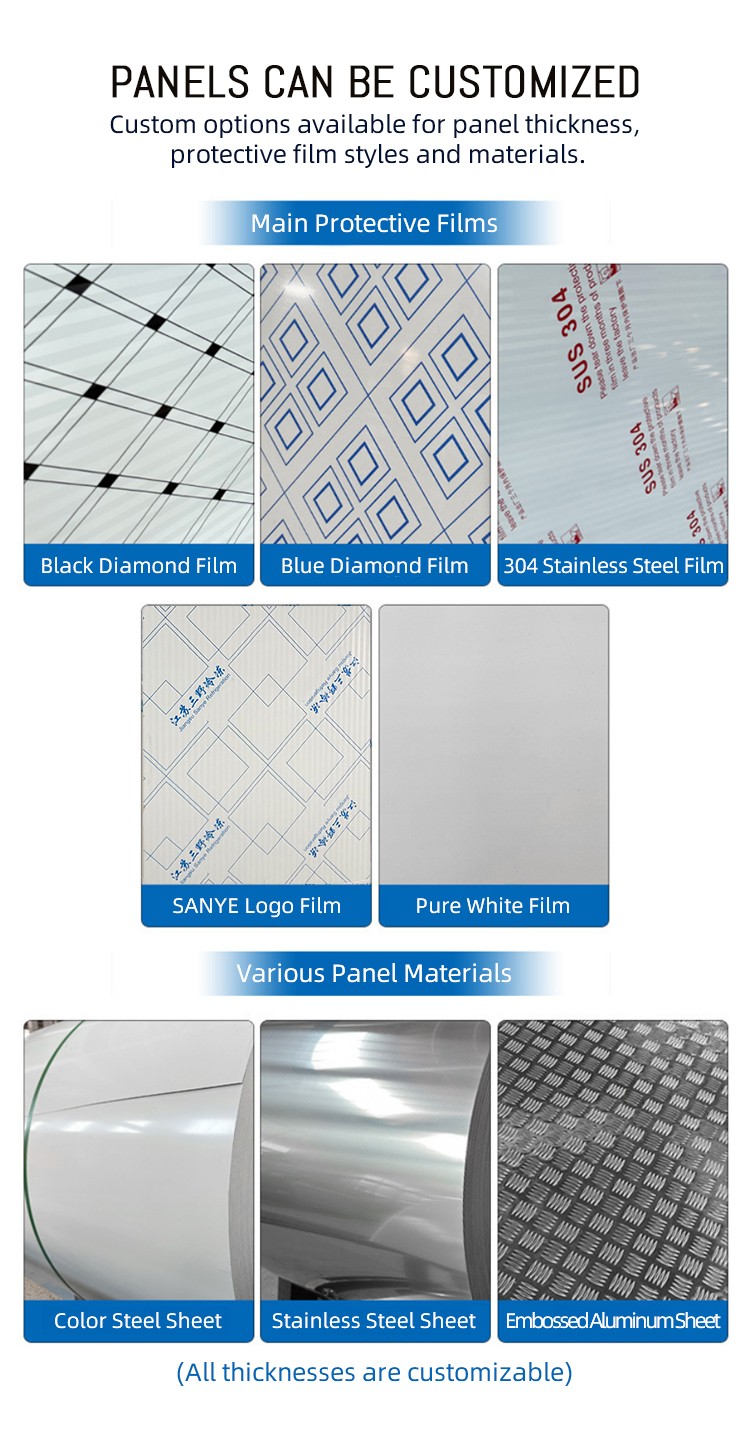 Mobile Insulated Prefab House / Mobile Cold Storage Panel Assembled House
