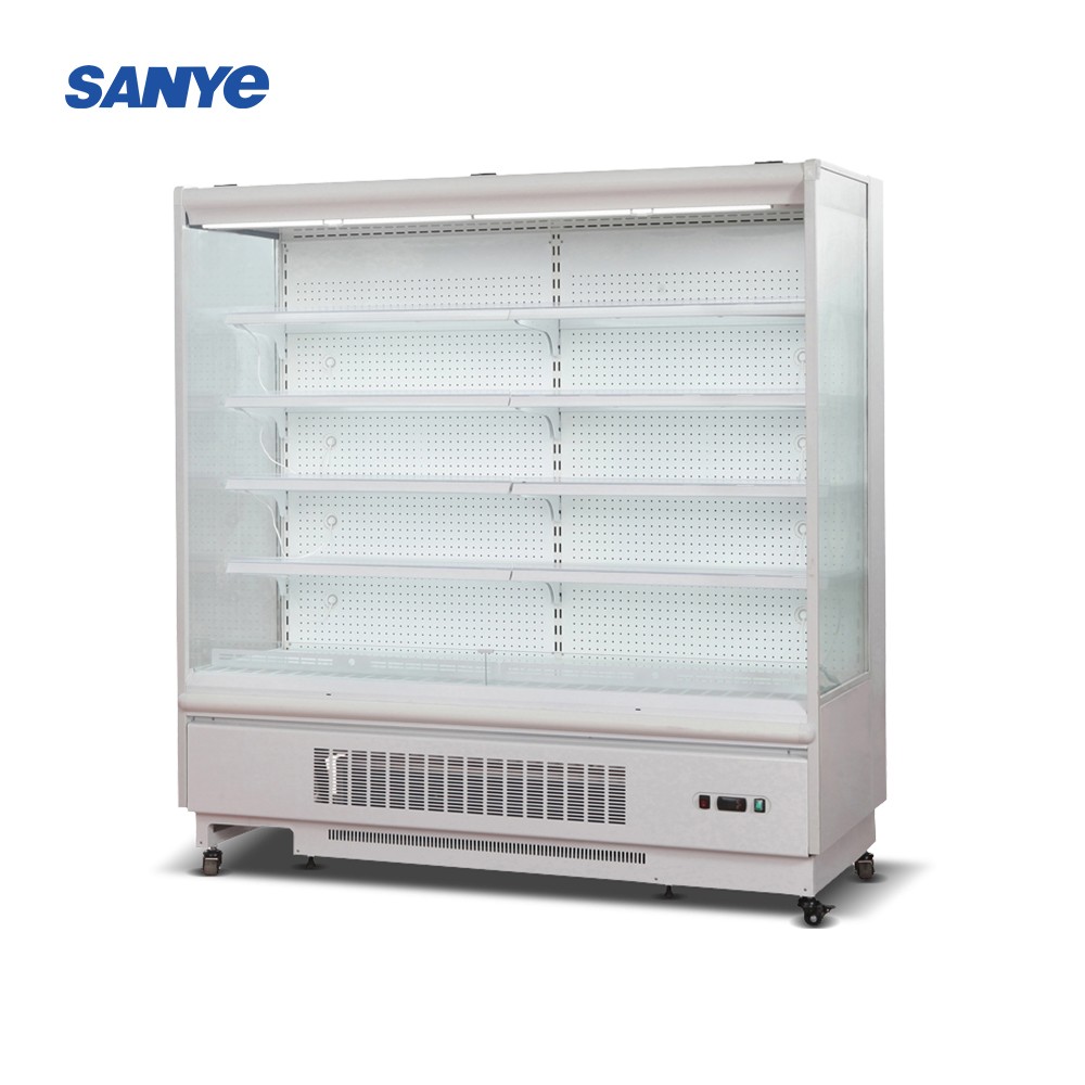 Manufacture Wholesale Supermarket Deluxe Split Vertical Refrigerating Display Cabinet