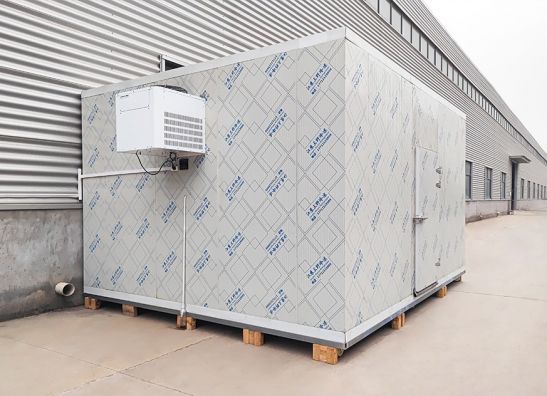 How to install the integrated unit cold storage?