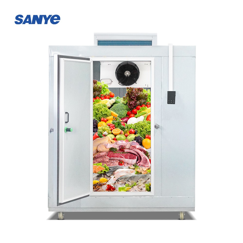 SANYE Eco-Friendly Container-Type Cold Storage Facility Top-Mounted Integrated Units for Restaurants Hotels R404a/R22
