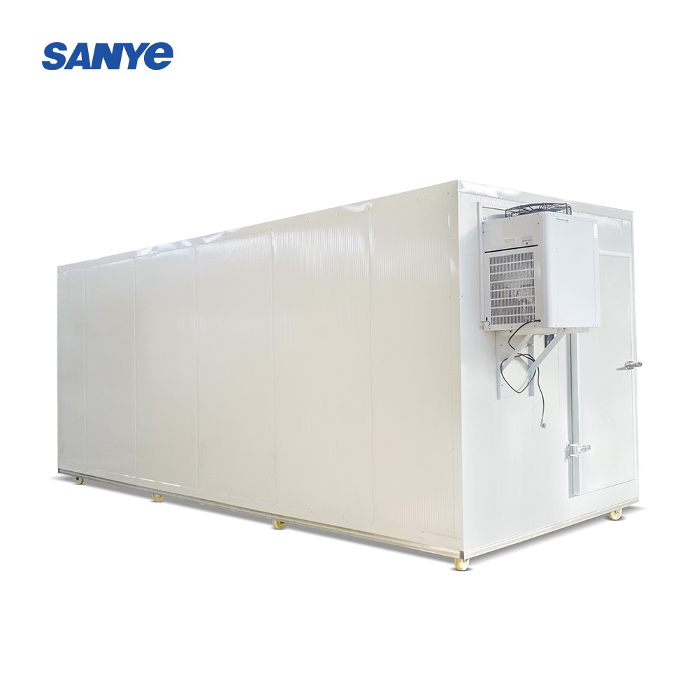 SANYE Innovative Frozen Beef and Fish Storage Solution Offers a Spacious Walk-in Freezer with Condensing Unit