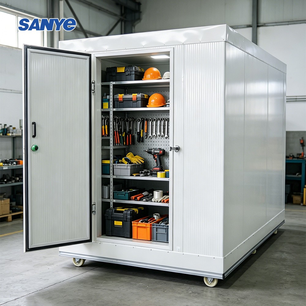 Mobile Insulated Prefab House / Mobile Cold Storage Panel Assembled House